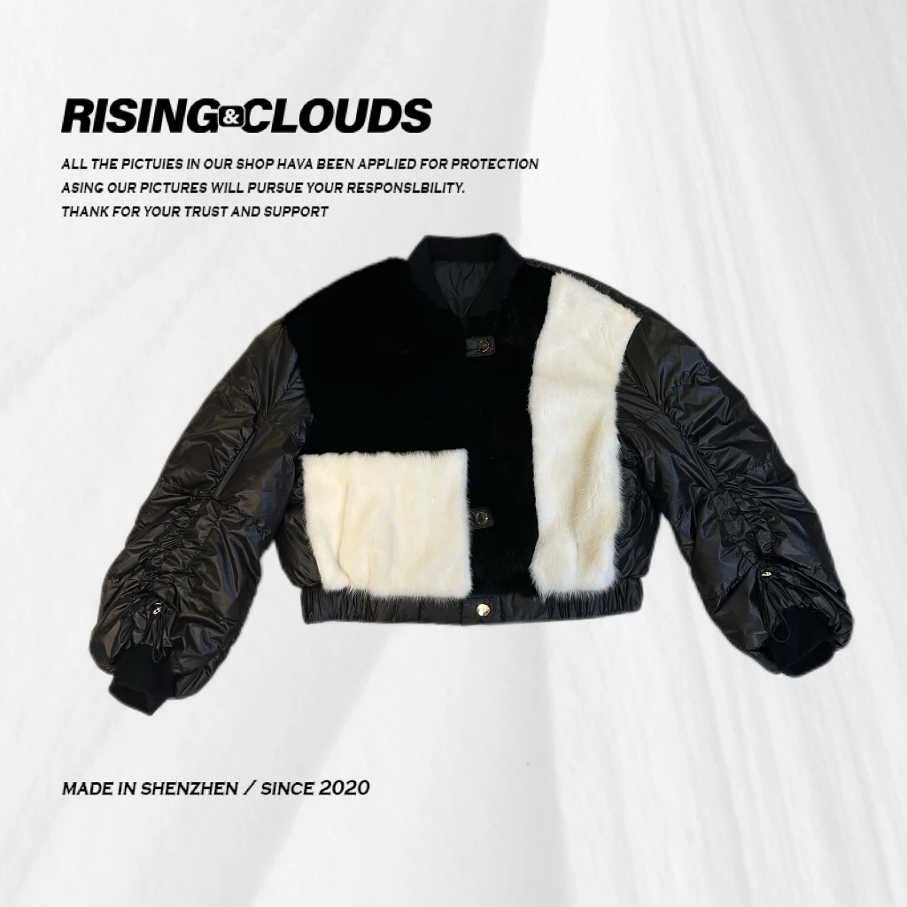 【小法】深圳南油冬季“气质水貂毛鹅绒服”110184GT