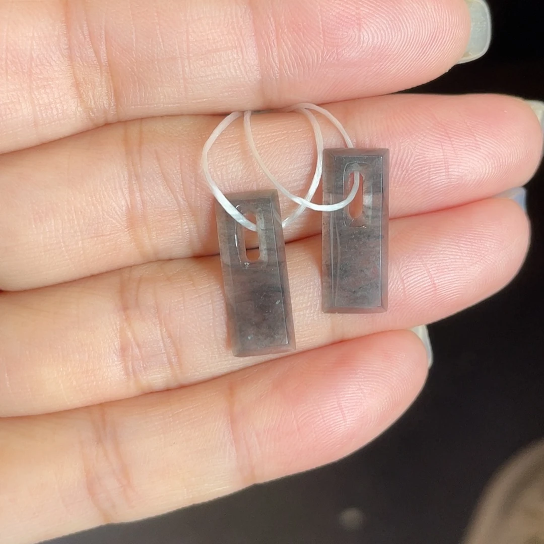 翡翠未镶嵌耳饰1111