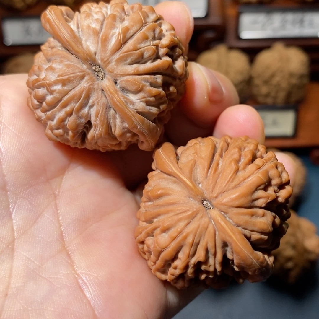 吊坠文玩核桃莲花全品41+