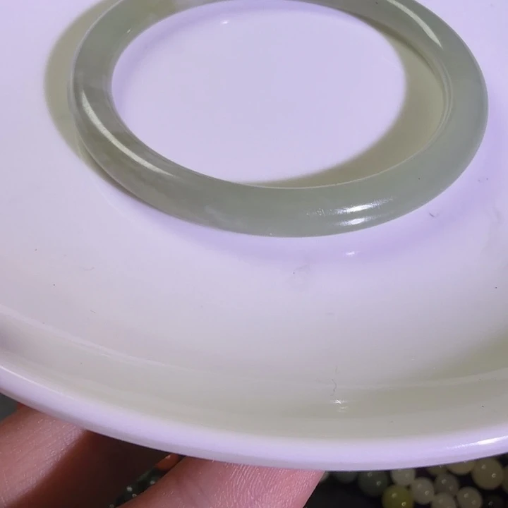 和田玉未镶嵌手链59.2圈