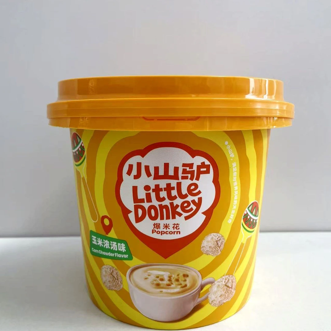 4桶小山培根烧烤味浓汤口味170g大桶球