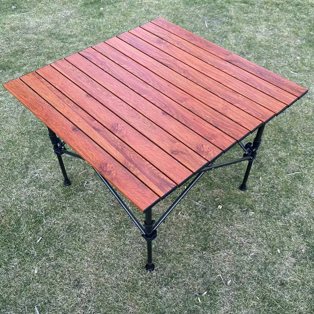 户外超轻便携折叠蛋卷桌子自驾游铝合金摆摊简易烧烤露营野餐桌椅