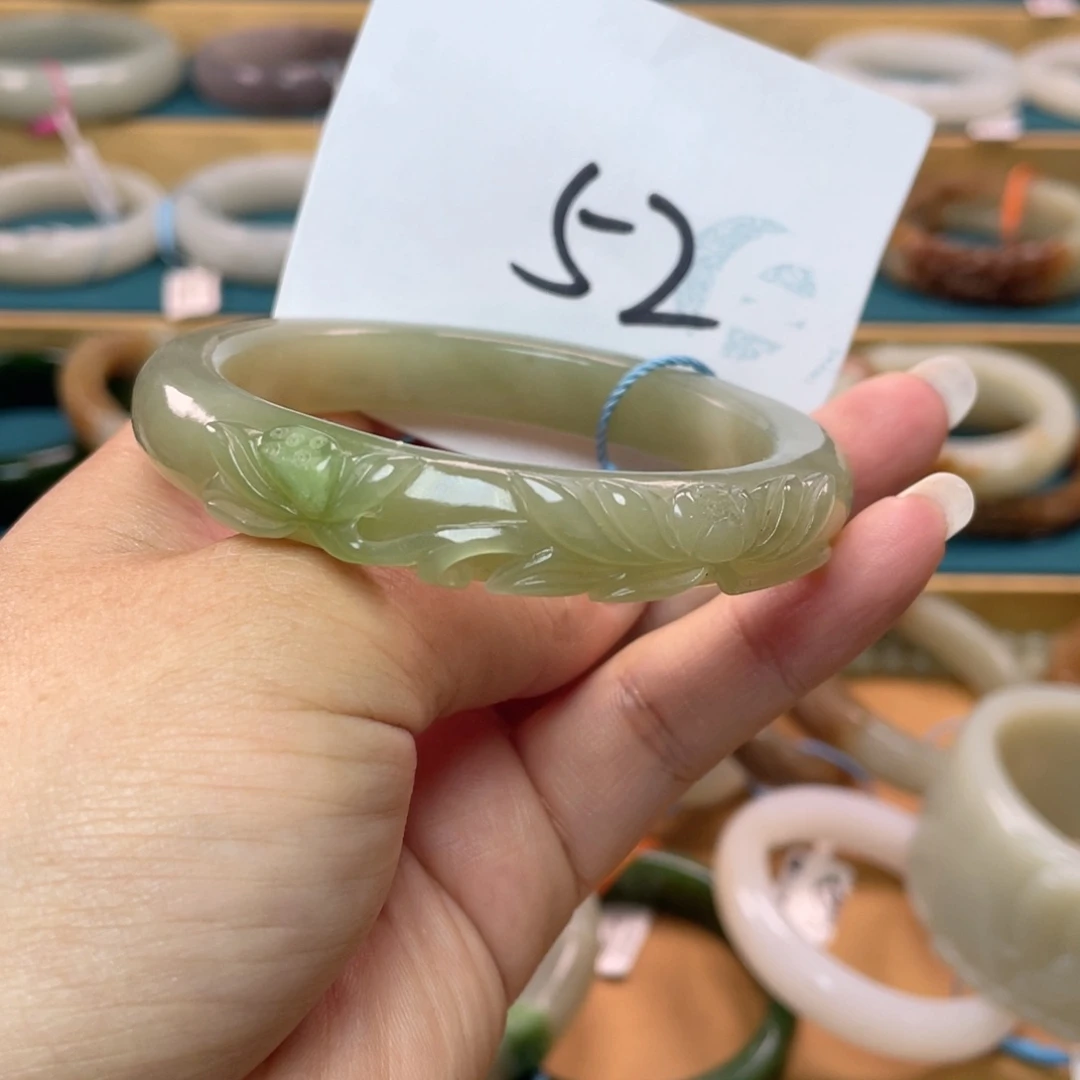 未镶嵌手镯和田玉圈口59
