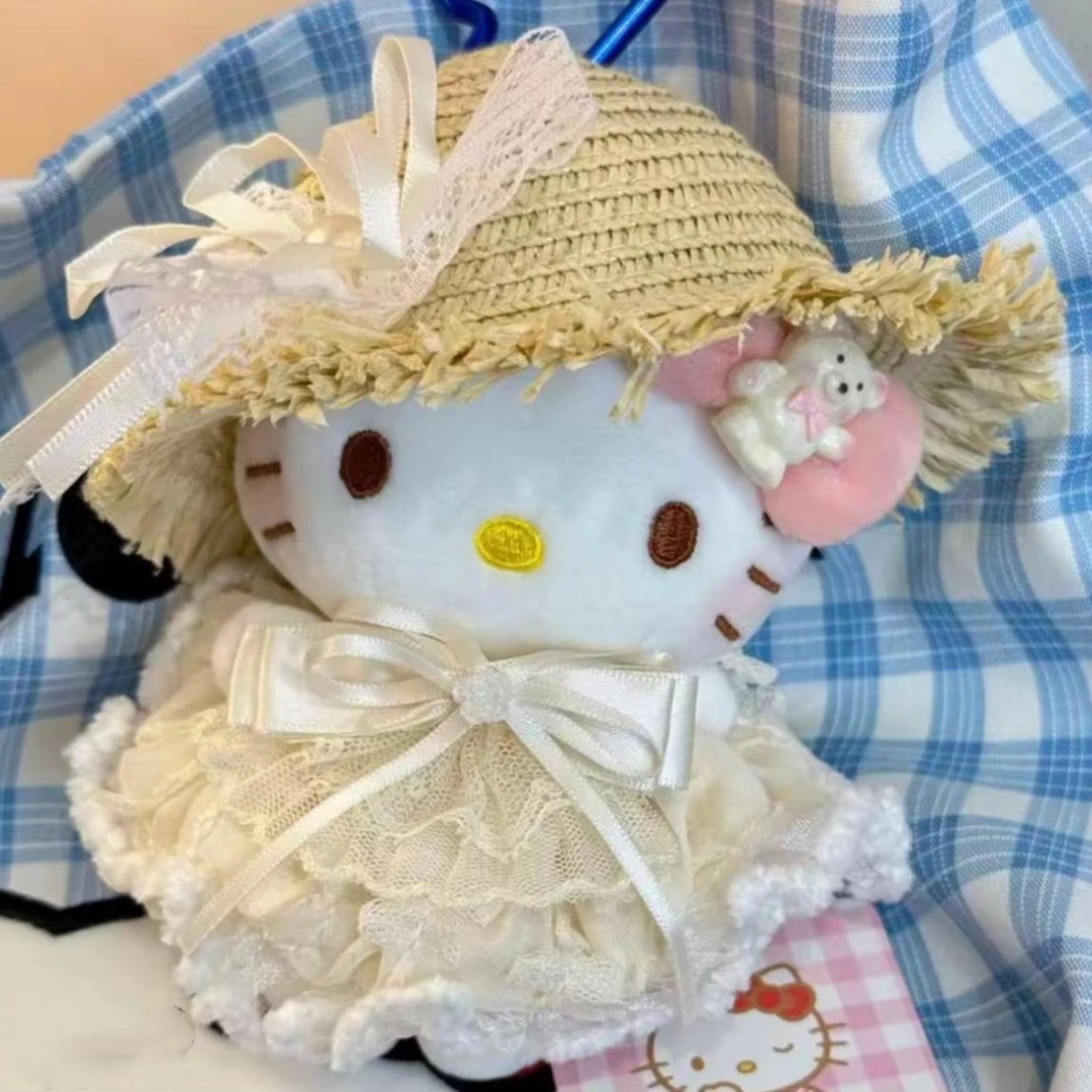 【热卖】正版HelloKitty可爱少女挂件毛茸茸玩偶包挂元旦礼物送女友