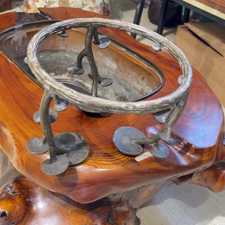 铜中古工艺品摆件
