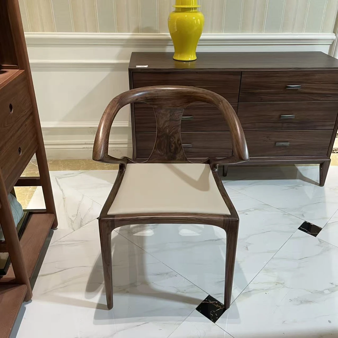 【ML】DL428 乌金木蝴蝶休闲椅餐椅580*500*800