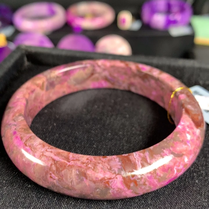 苏纪石（舒俱来）手镯未镶嵌