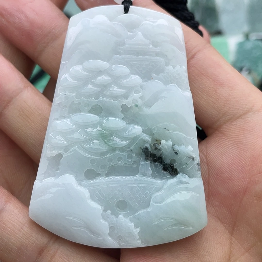 颈饰未镶嵌翡翠翡翠