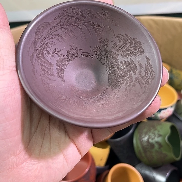 茶杯紫砂全手工紫砂主人杯