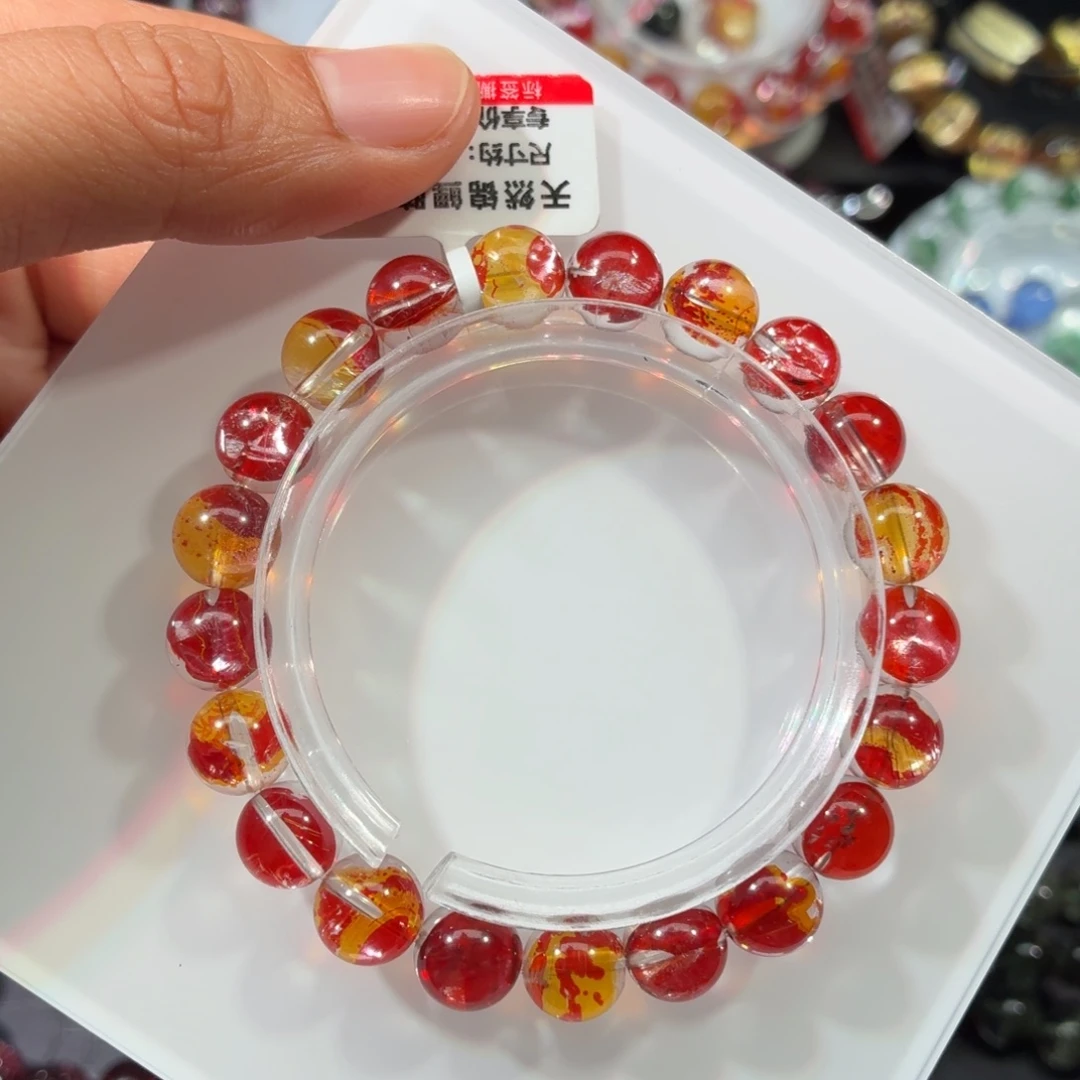 手链水晶未镶嵌藏级锦鲤胶花9