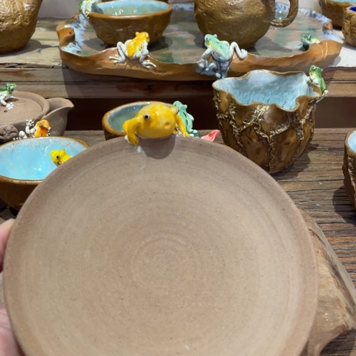 手工制作陶瓷茶具仿生器