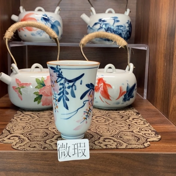 釉下老陶泥手工绘制