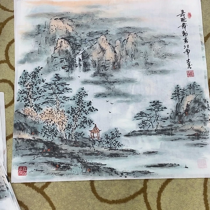 国画杨志杰四尺斗方艺