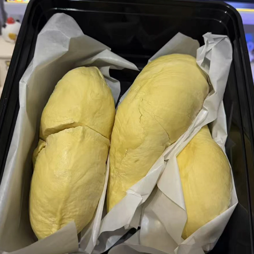 【现剥干包果肉1.5斤、2斤】泰国树熟金枕新鲜榴莲、核小金枕泰国