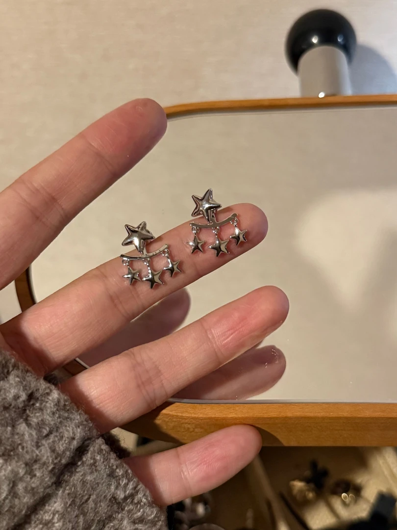 合金耳饰 五角星两戴款耳环百搭耳钉时尚可爱251120-32