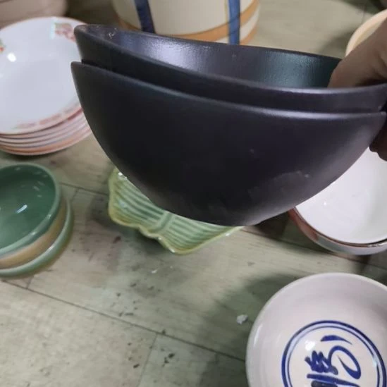 瓷片磁州窑五厂盘碗壶杯