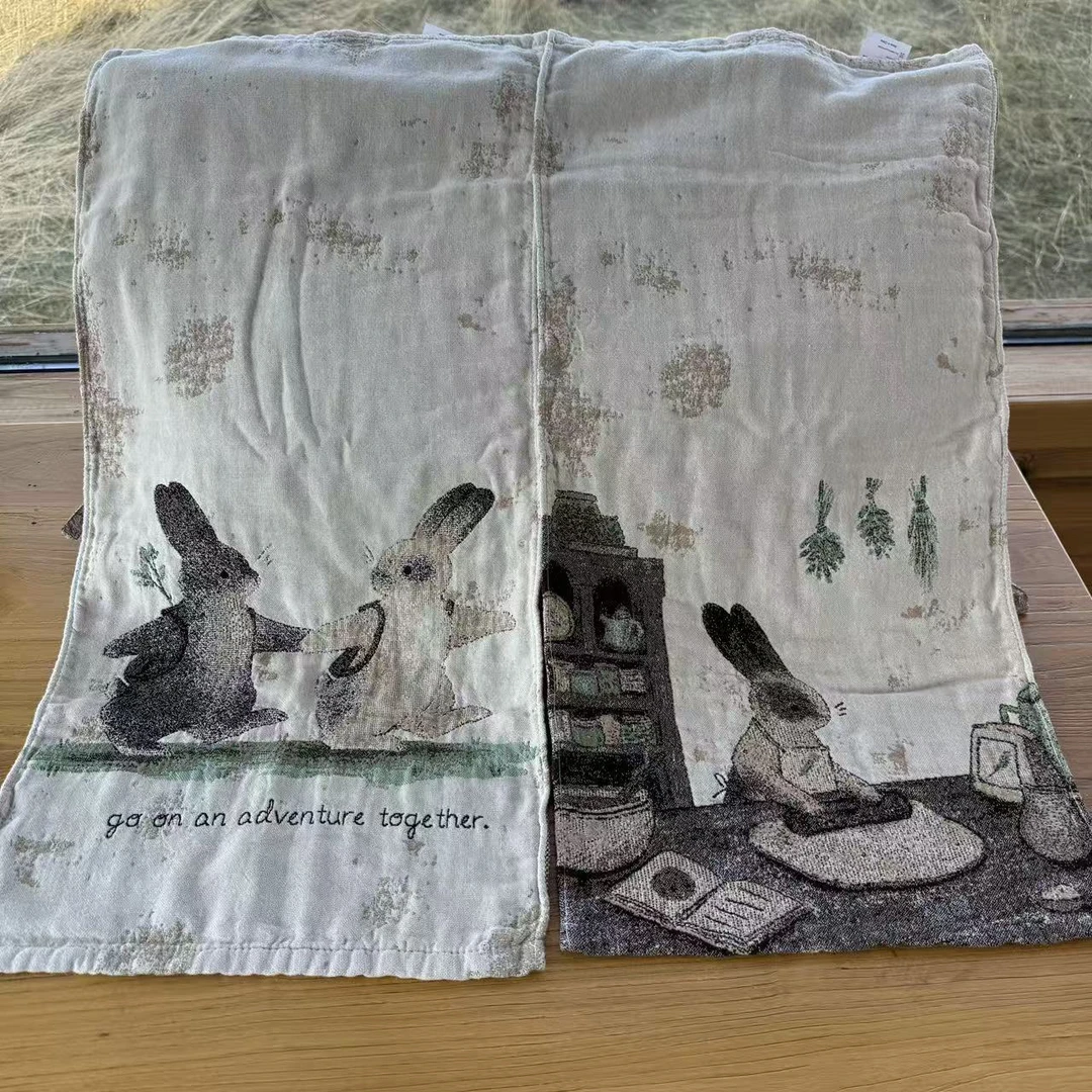 《冒险兔·厨房兔》毛巾两件套35×75