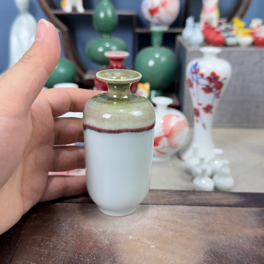 陶瓷手工小花器摆件