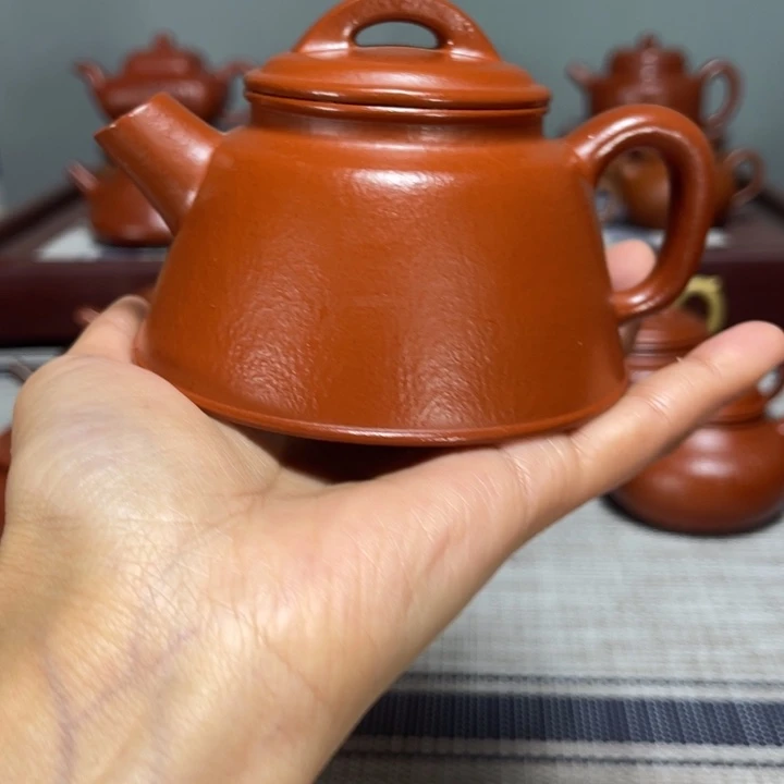 M***℃茶壶紫砂全手工鱼罩175cc