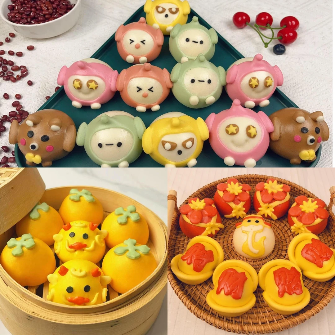 蛇年暴富组合（金蛇暴富+Q仔派对+柿柿如意）有馅共30个