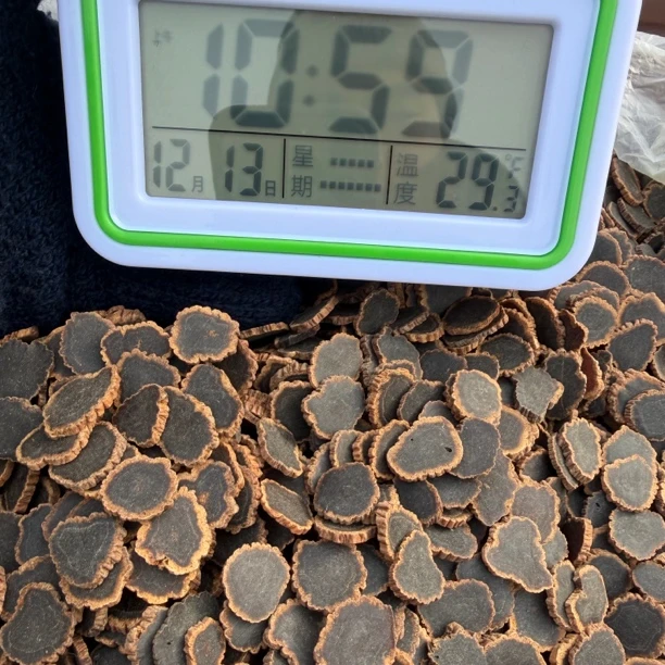 长白山九蒸九晒金边黑参片.3