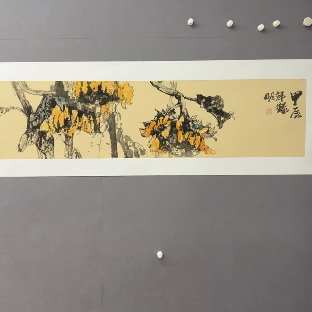 国画艺术家真人手绘