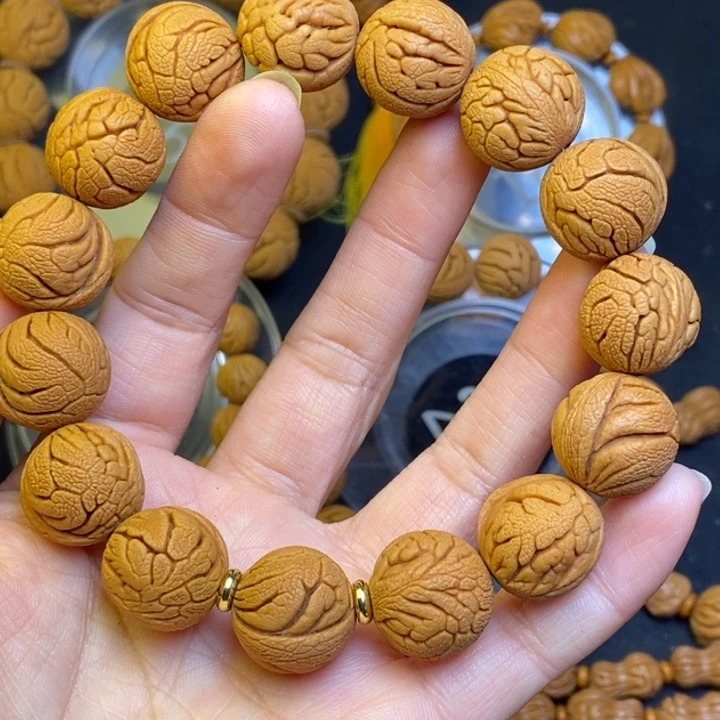 桃核吊坠秦岭龙纹桃核17尺寸