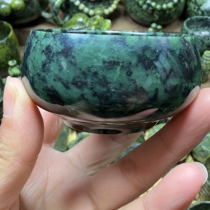 蛇纹石玉未镶嵌药王石产品