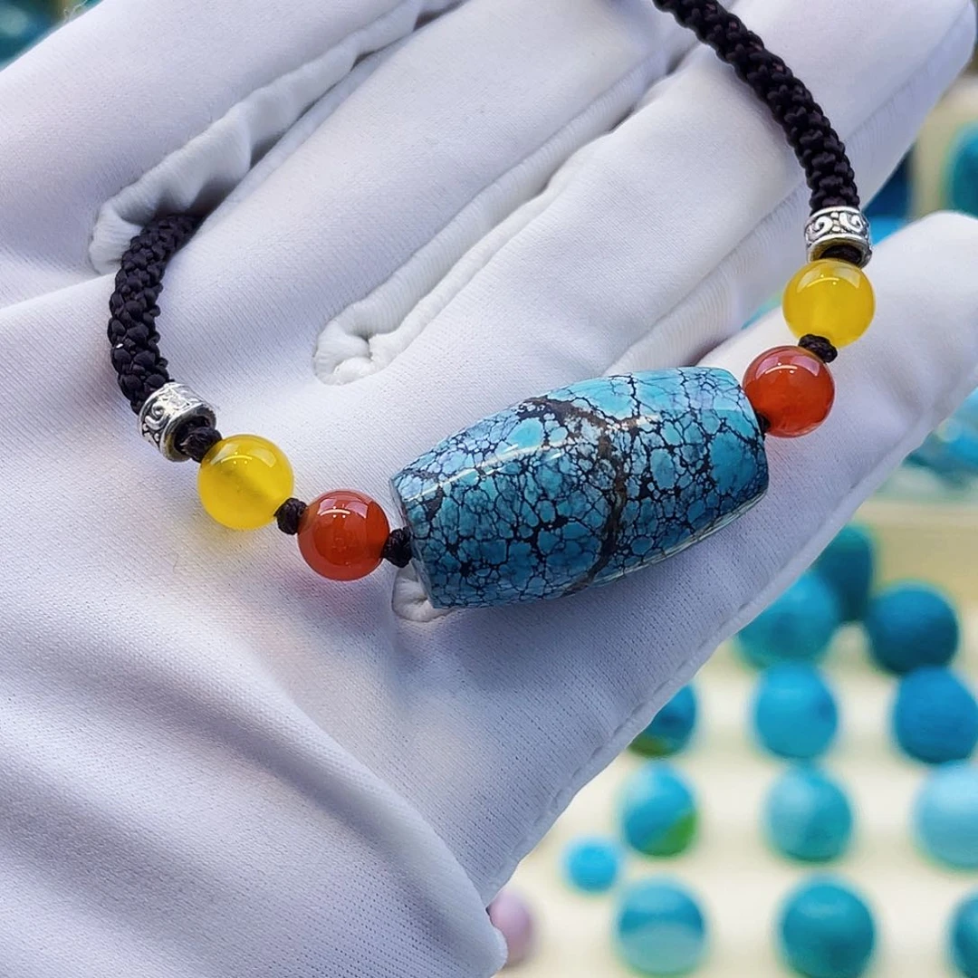 绿松石未镶嵌挂件