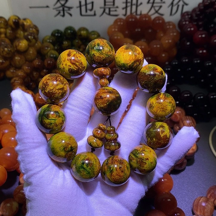 松木手串/手链2.0 水墨丹青留疤高货
