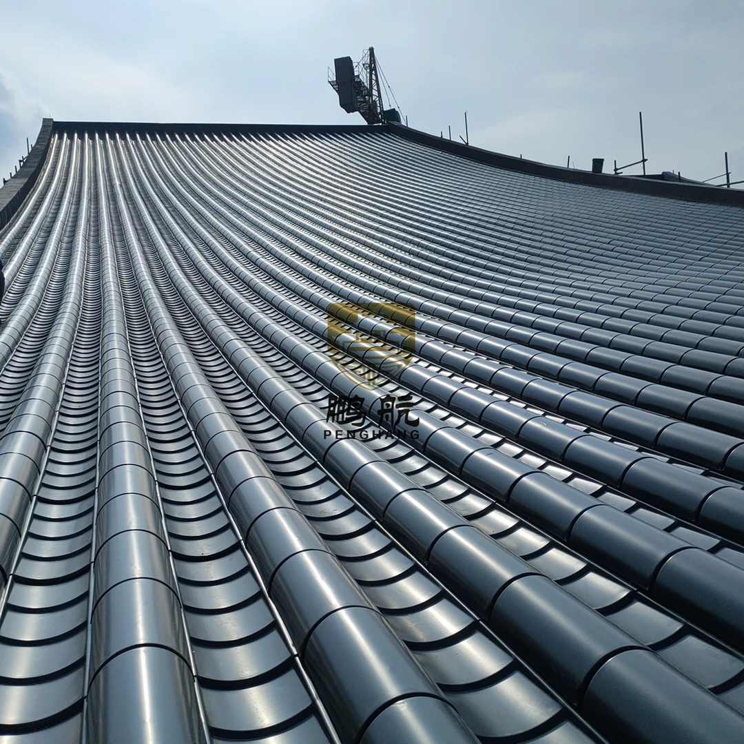 仿古铝瓦仿古金属瓦古建铝瓦铝制筒瓦