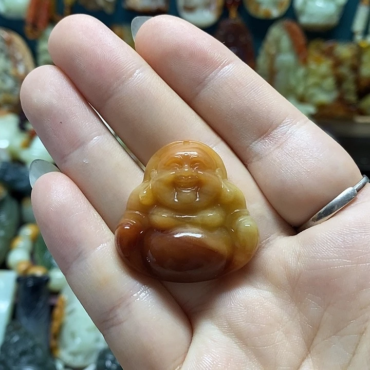未镶嵌岫玉吊坠(赠链)
