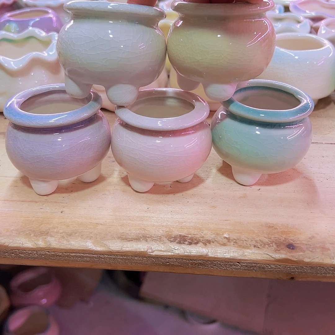 陶瓷花盆满12包邮发货