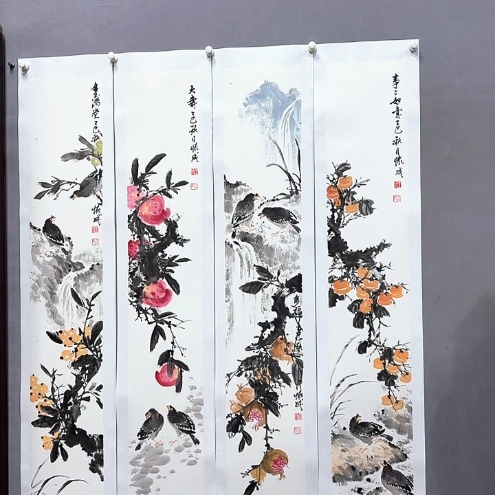 国画亲笔手绘放心去藏