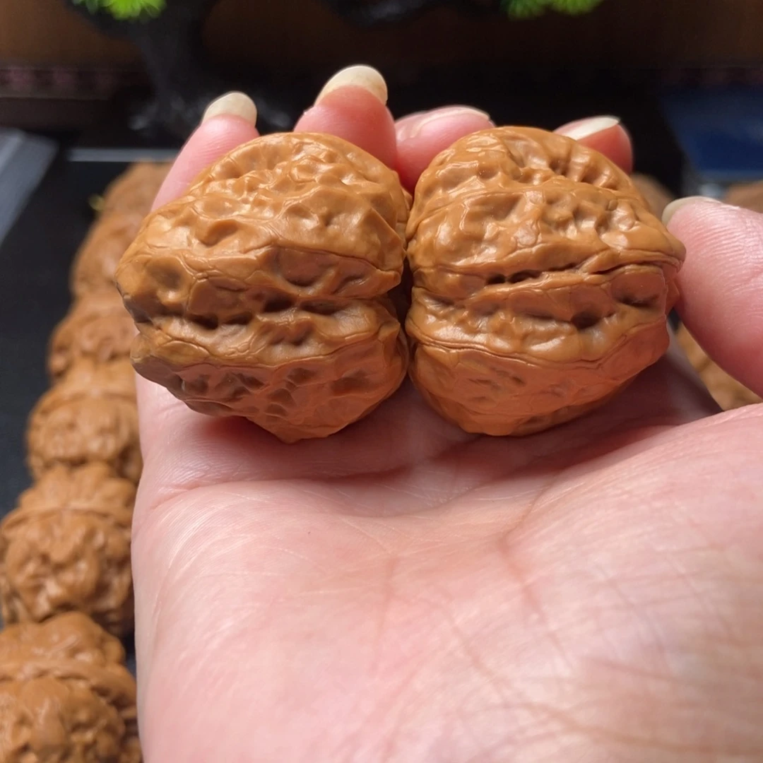 文玩核桃把件蛤蟆头38