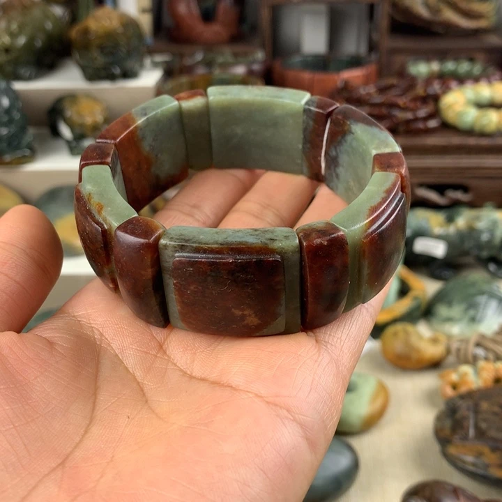 岫岩河磨玉（透闪石质玉）未镶嵌珠宝奇石