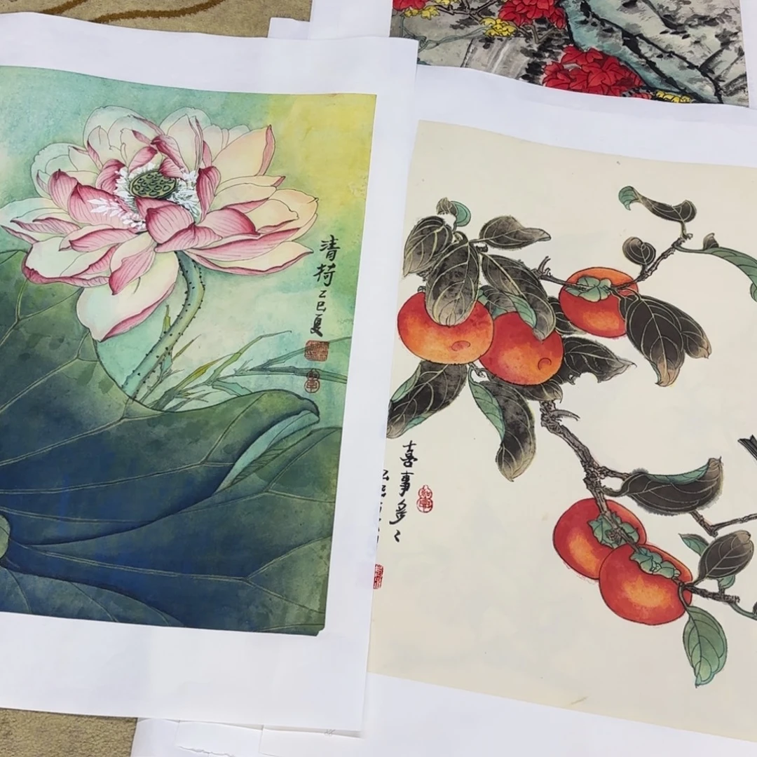 财***财国画国画老师作品刘