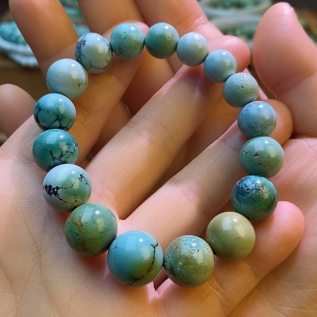 许****绿松石未镶嵌手链手串