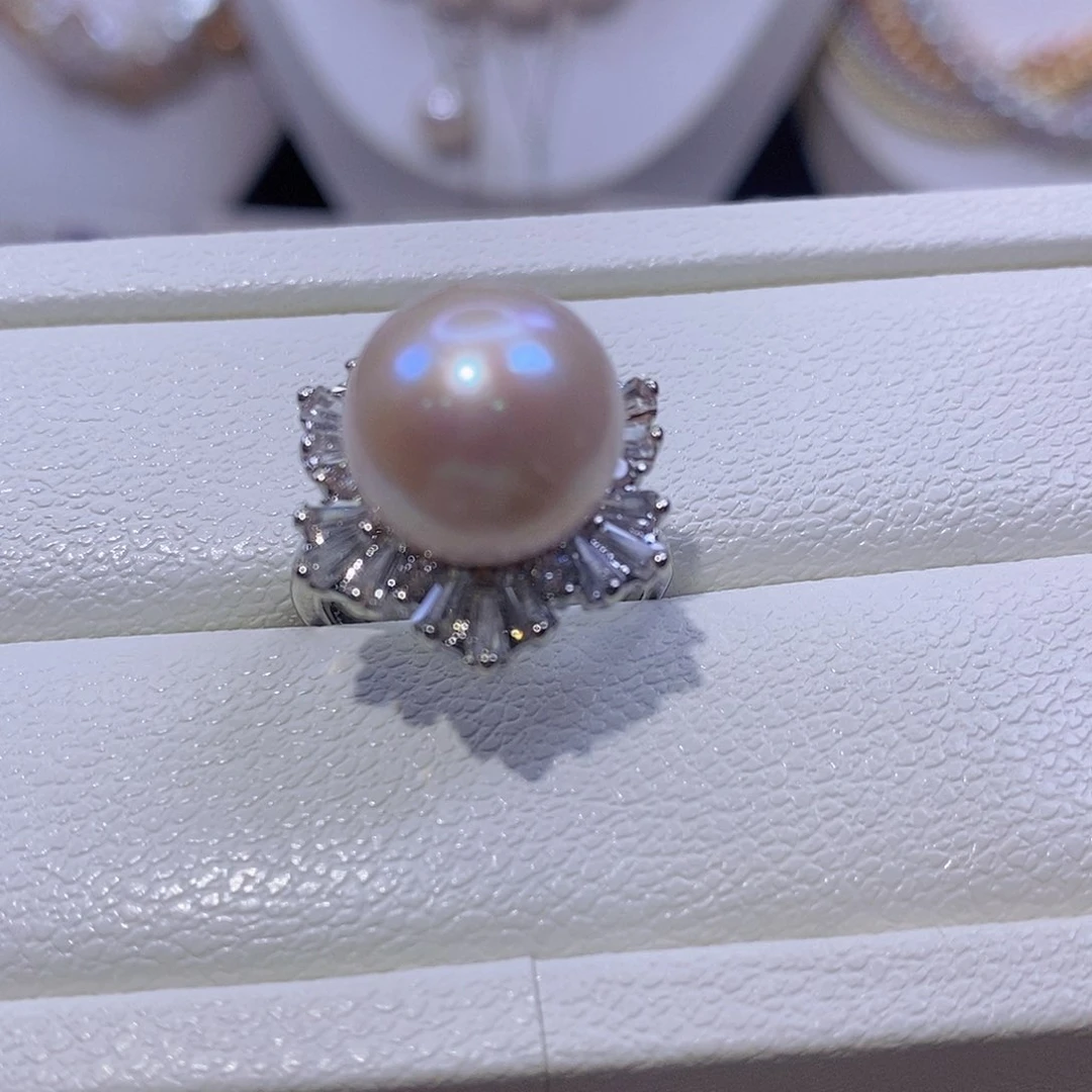 戒指合金淡水珍珠