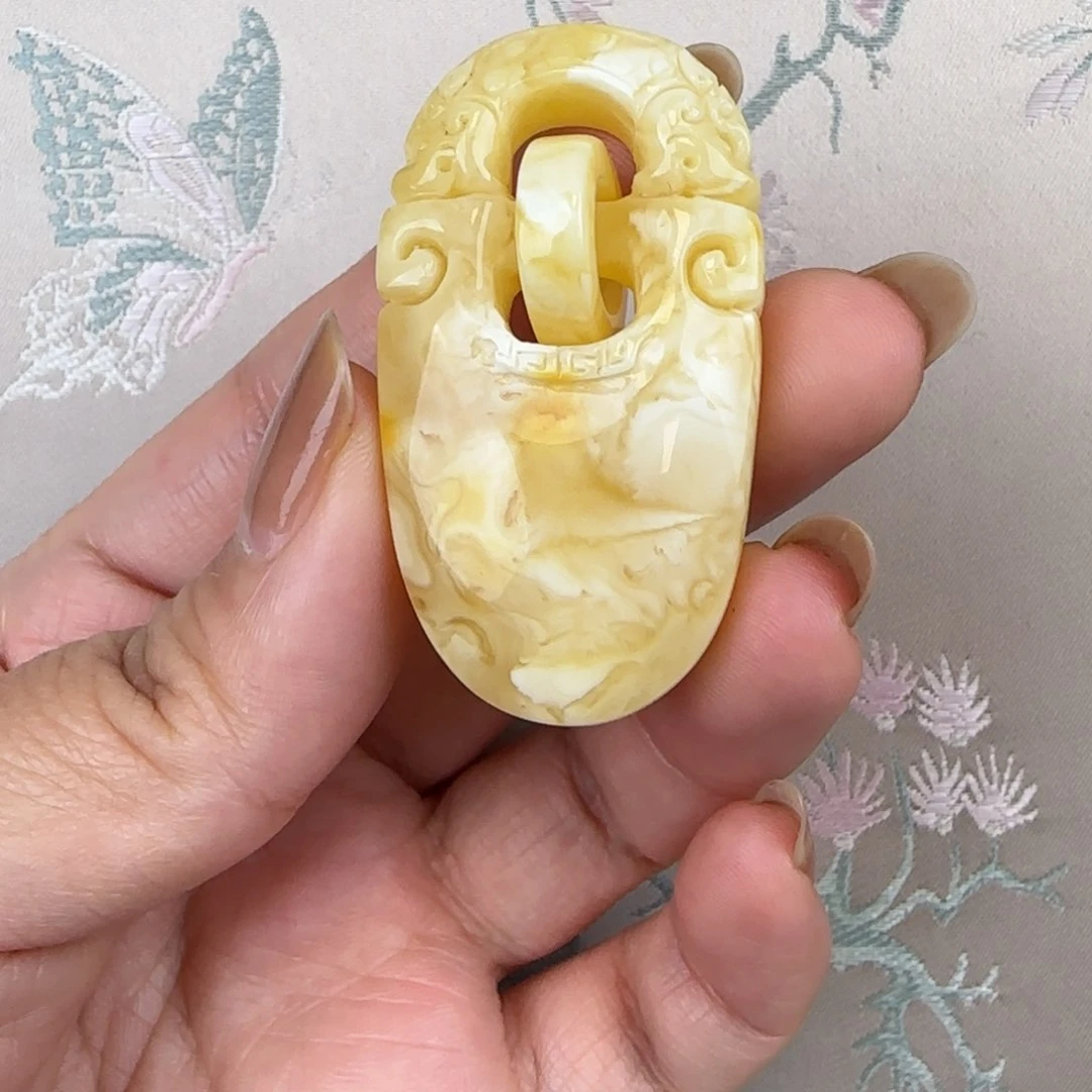 蜜蜡吊坠(不含链)未镶嵌