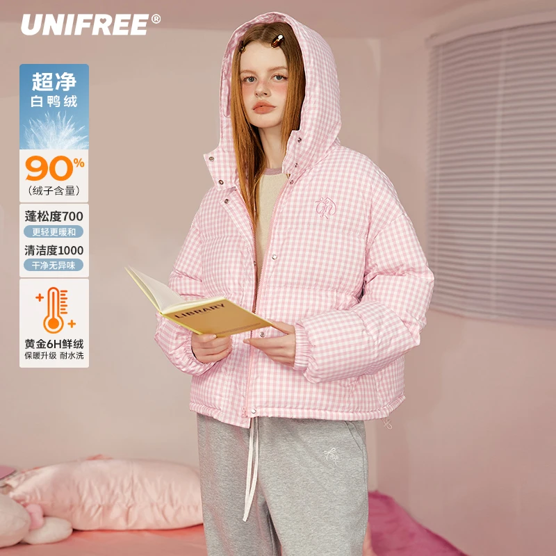 【云c专属】UNIFREE保暖宽松短款羽绒服U244Y025B2K1