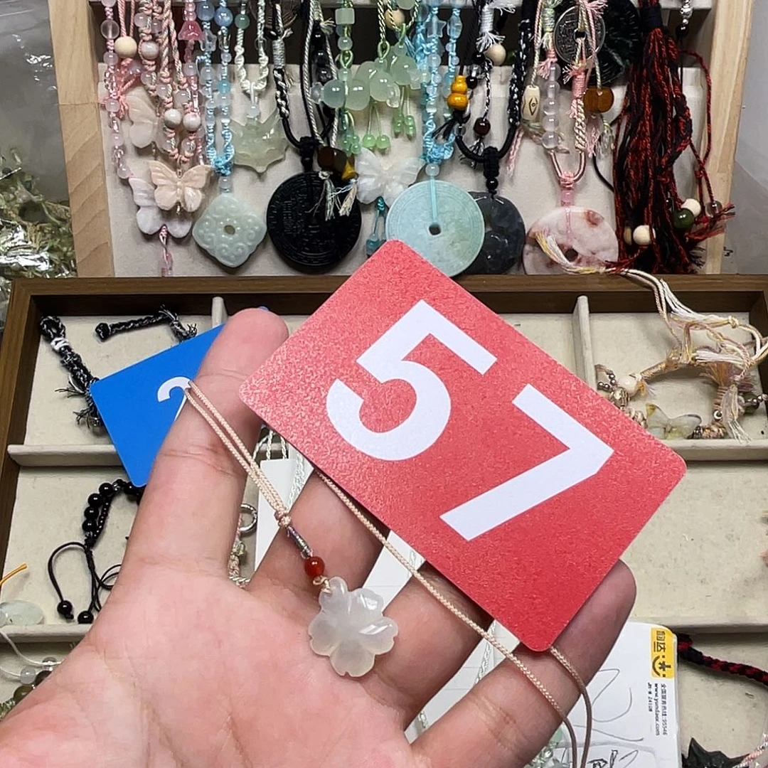 蛇纹石玉合金颈饰