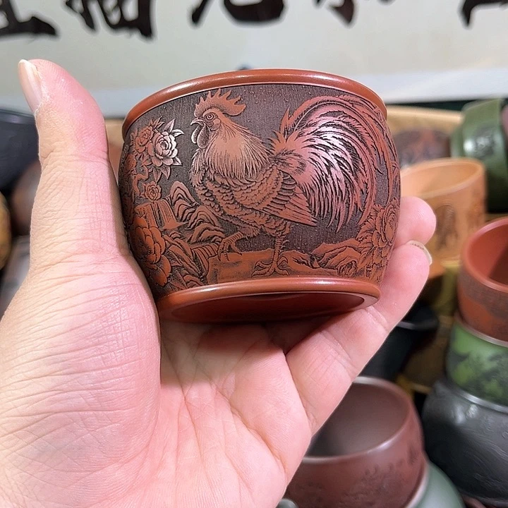 茶杯紫砂全手工紫砂主人杯