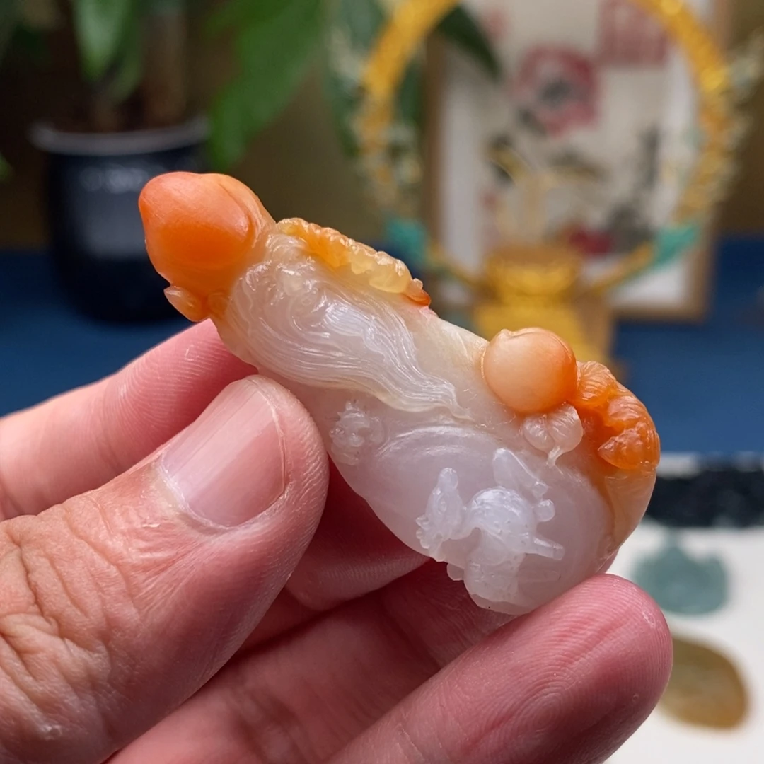 定制翡翠未镶嵌缅甸翡翠寿星公