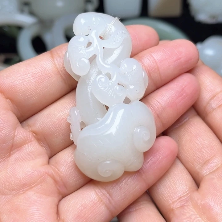 吊坠(不含链)未镶嵌和田玉