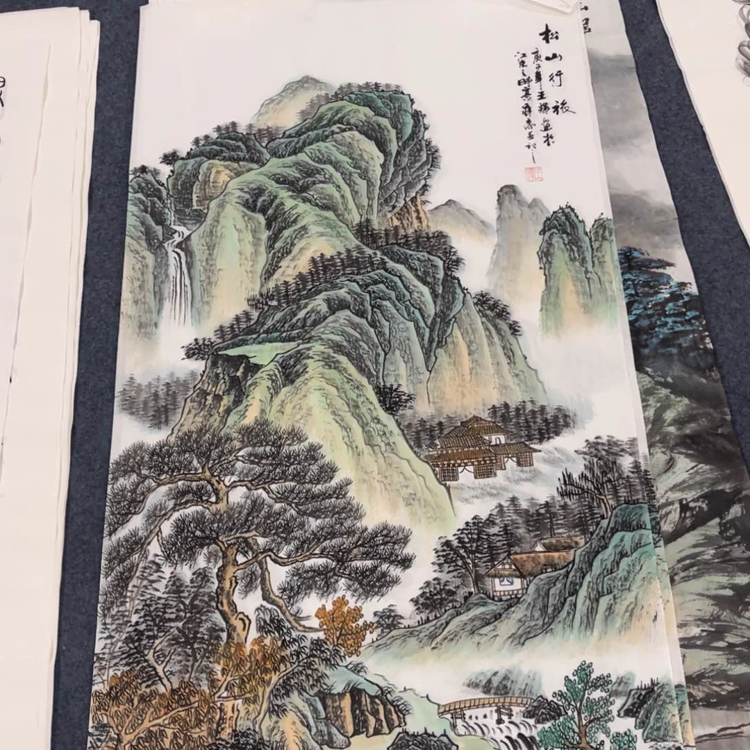 国画处理作品看好再拍哦