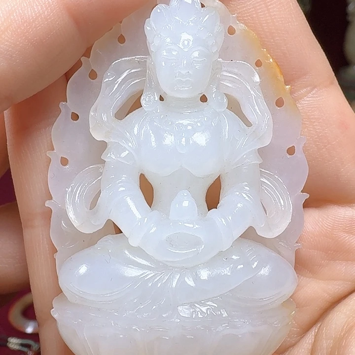 和田玉挂件未镶嵌子**玉