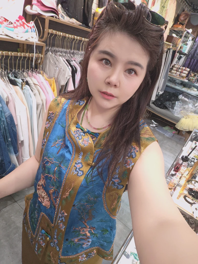 欧洲站国风新中式马甲