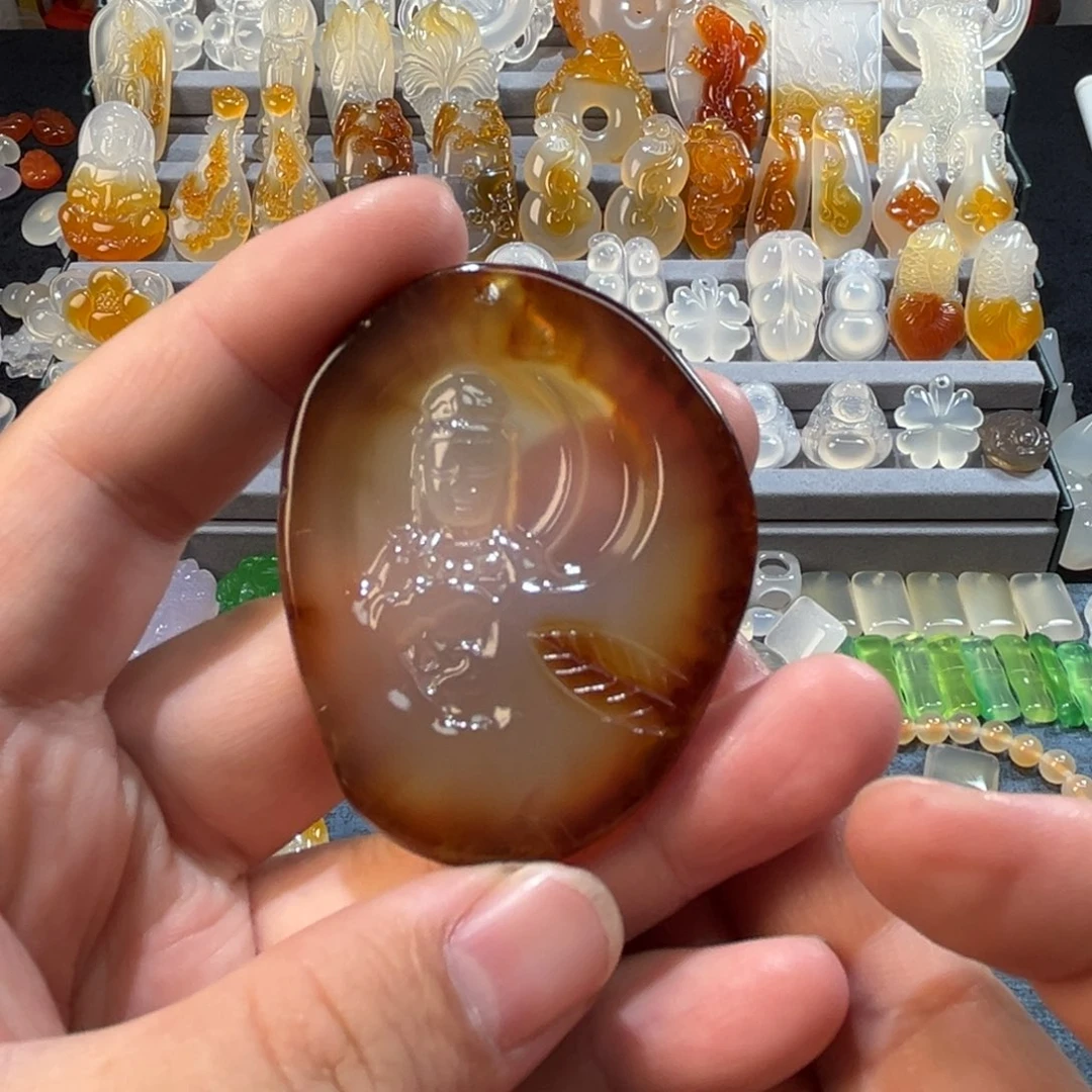 玛瑙/玉髓未镶嵌颈饰