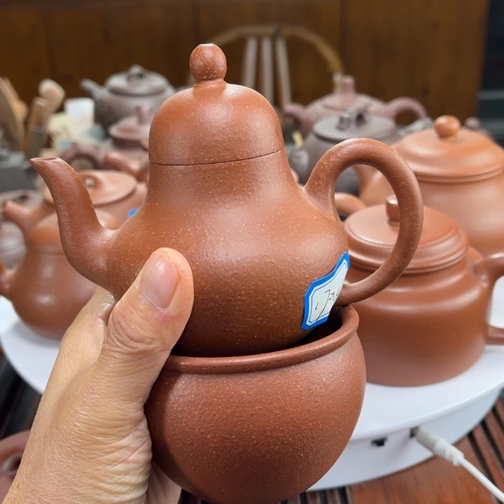 紫砂茶壶紫砂花茶